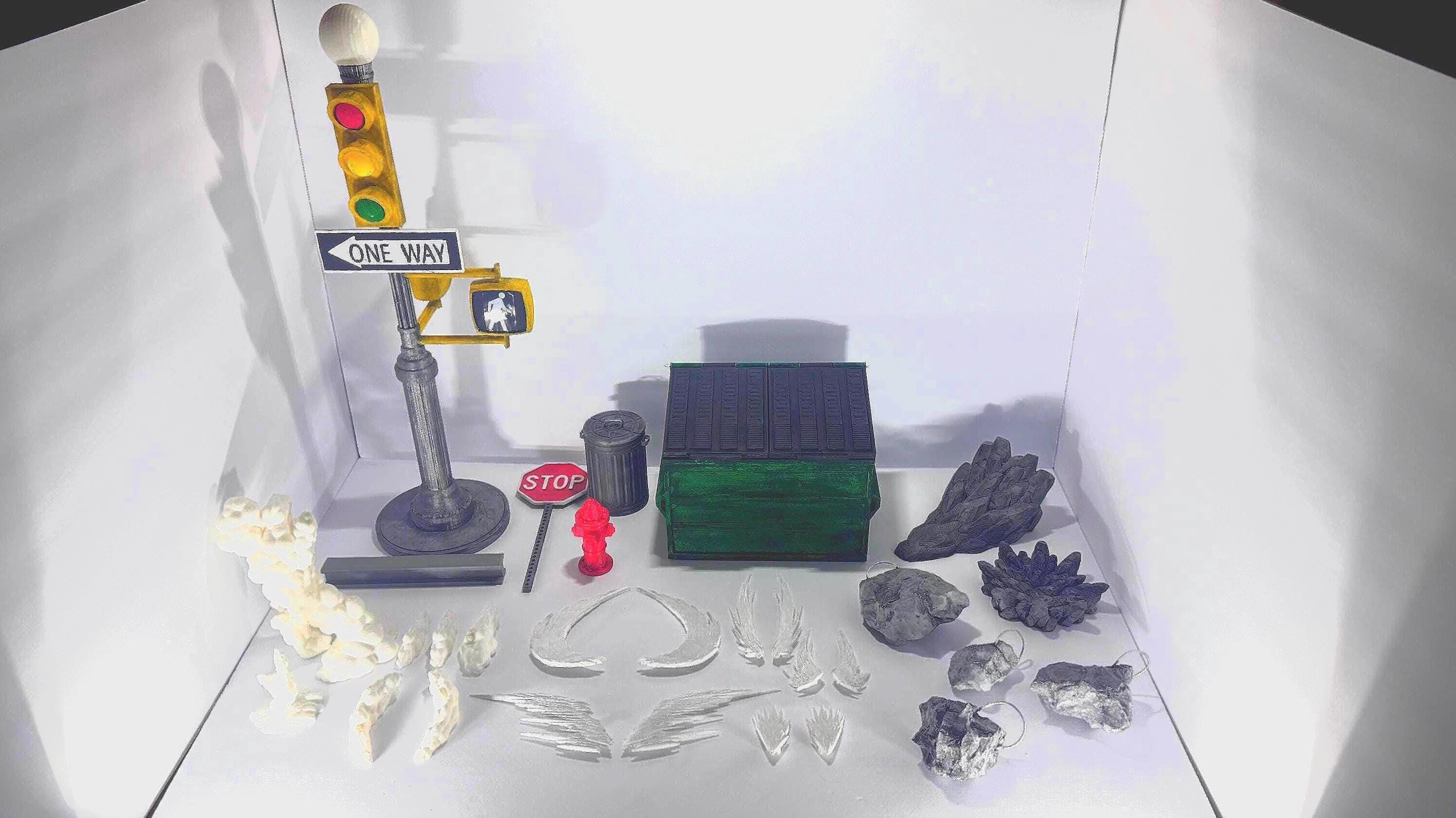 City Effects and Accessories for Action Figures