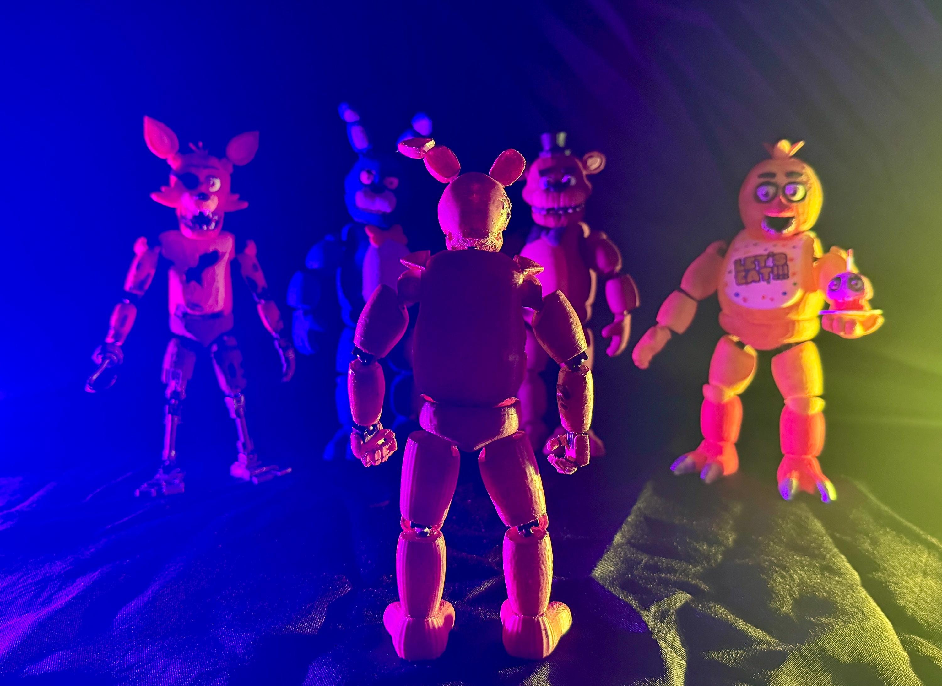 FNAF 1 Animatronic Action Figures
